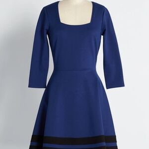 ModCloth Optimal Opulence Fit and Flare Dress